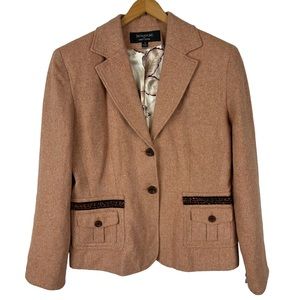 Signature by Larry Lavine Rayon Wool Blend Reproduction Vintage Jacket 10